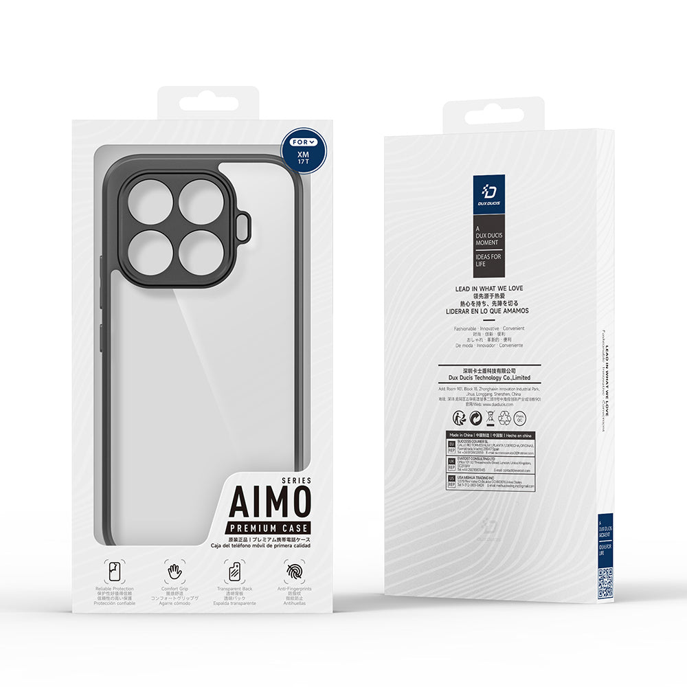 Obal na Xiaomi 17T, DUX DUCIS, Aimo, čierny