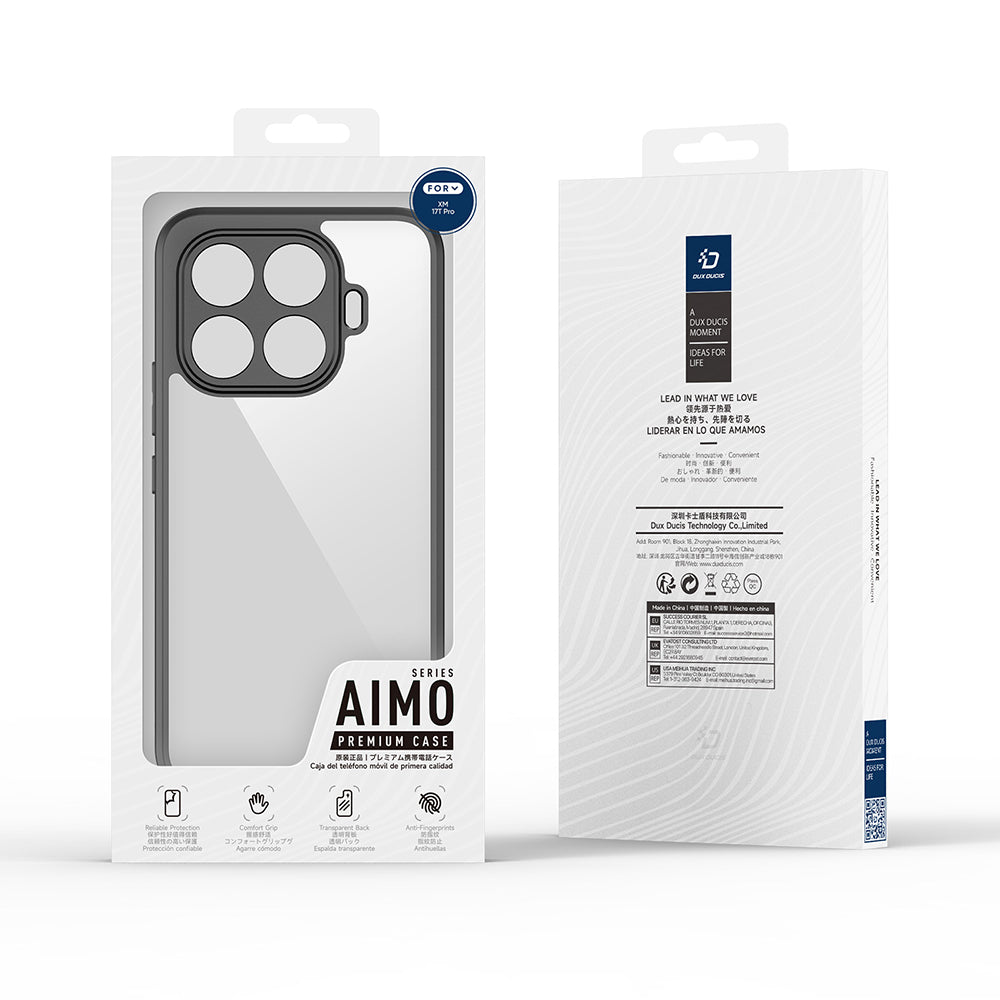 Puzdro pre Xiaomi 17T Pro, DUX DUCIS, Aimo, Čierne