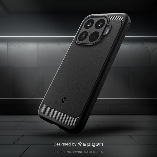 Puzdro pre Xiaomi 17T, Spigen, Rugged Armor, Čierne ACS11870