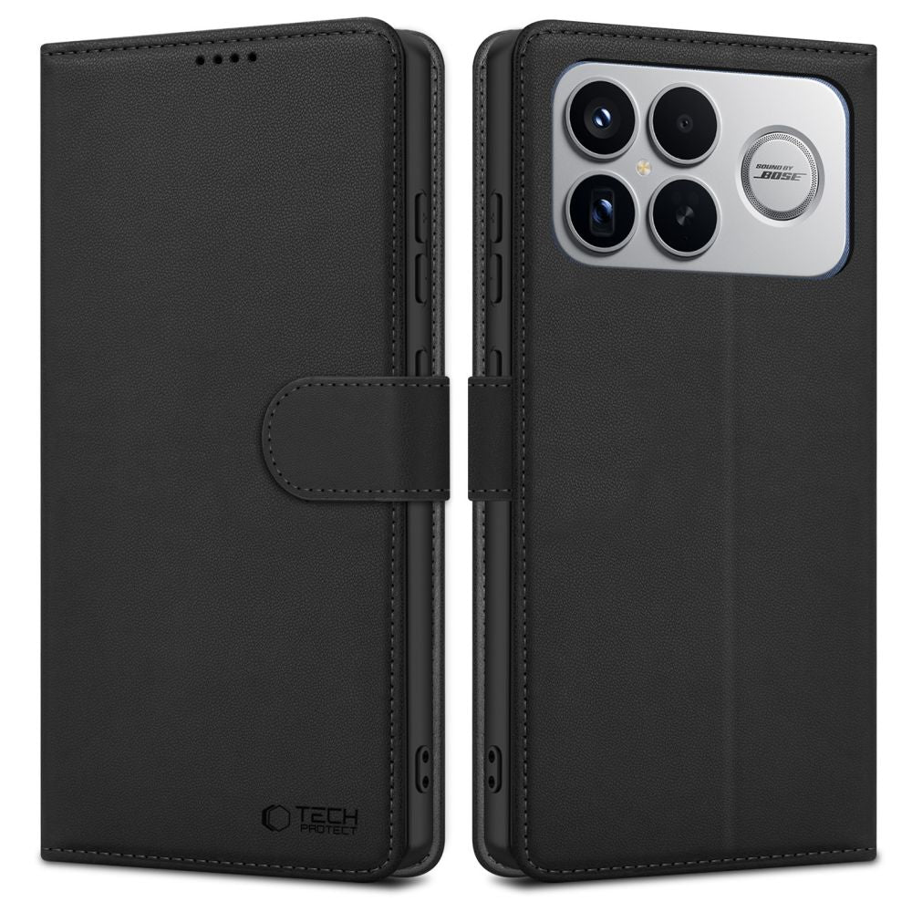 Puzdro pre Xiaomi Poco F8 Ultra, Tech-Protect, Wallet, Čierne