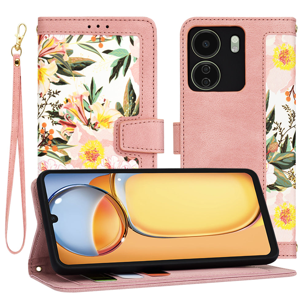 Puzdro pre Xiaomi Poco C65 / Redmi 13C, Techsuit, FlipCraft, Ružové