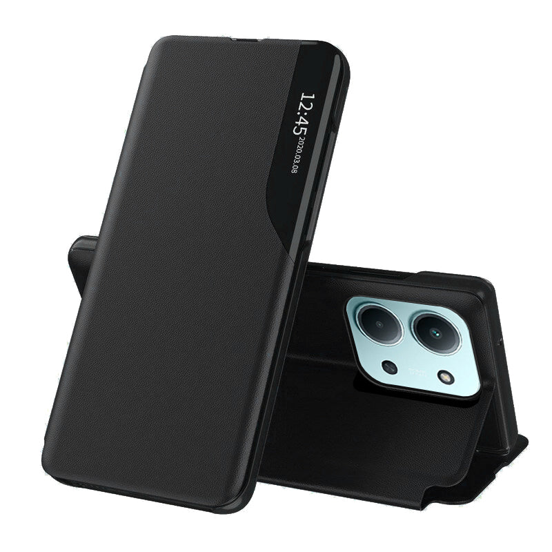 Puzdro pre Xiaomi Poco C85 4G / Redmi 15C 5G / 15C 4G, Techsuit, eFold, Čierne