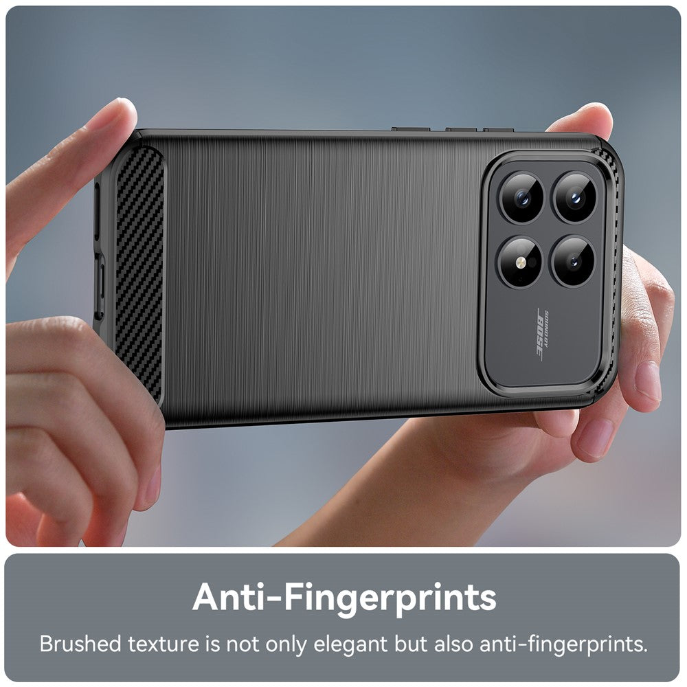 Puzdro pre Xiaomi Poco F8 Pro, Techsuit, Carbon, Čierne