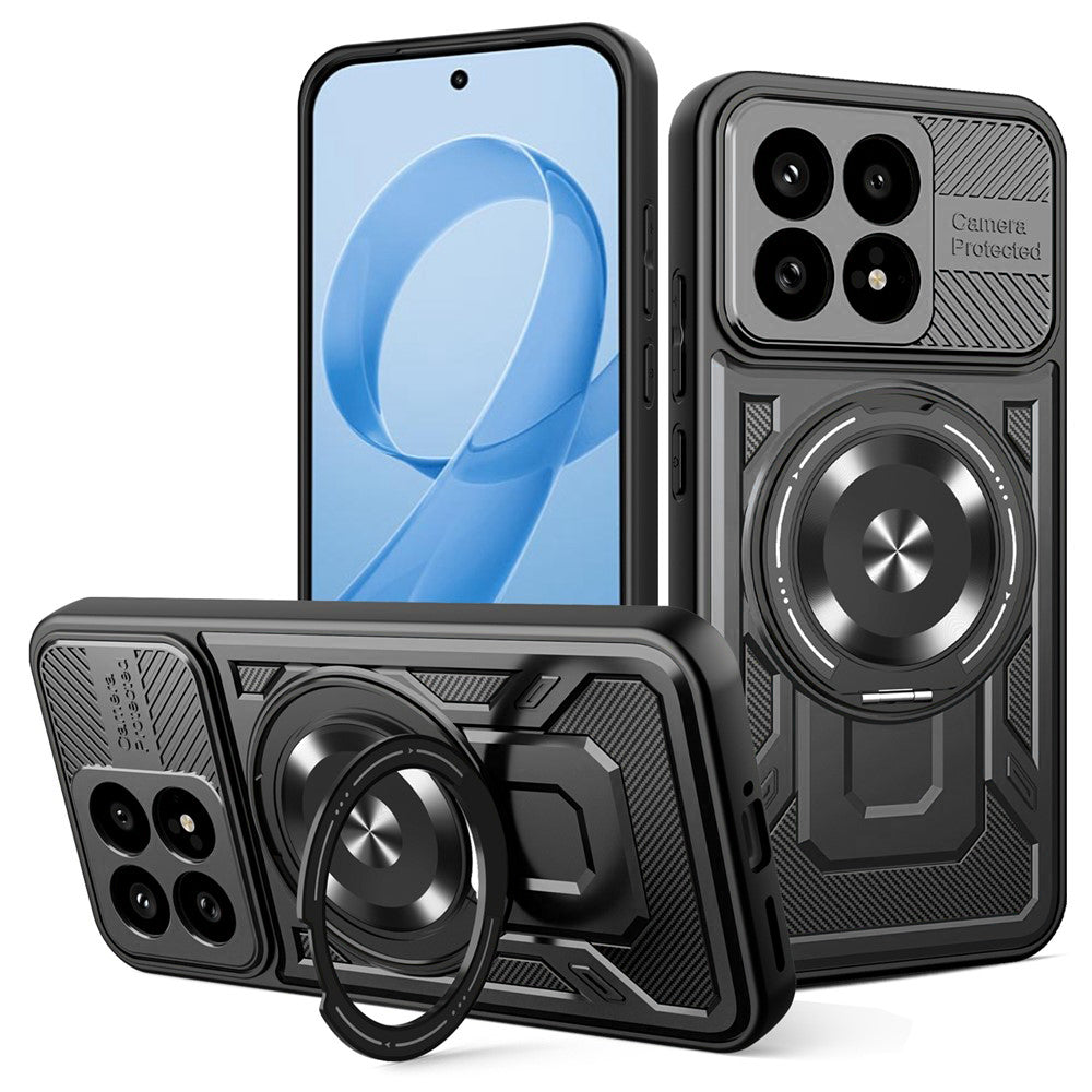 Puzdro pre Xiaomi Poco F8 Pro, Techsuit, RuggedCam, Čierne