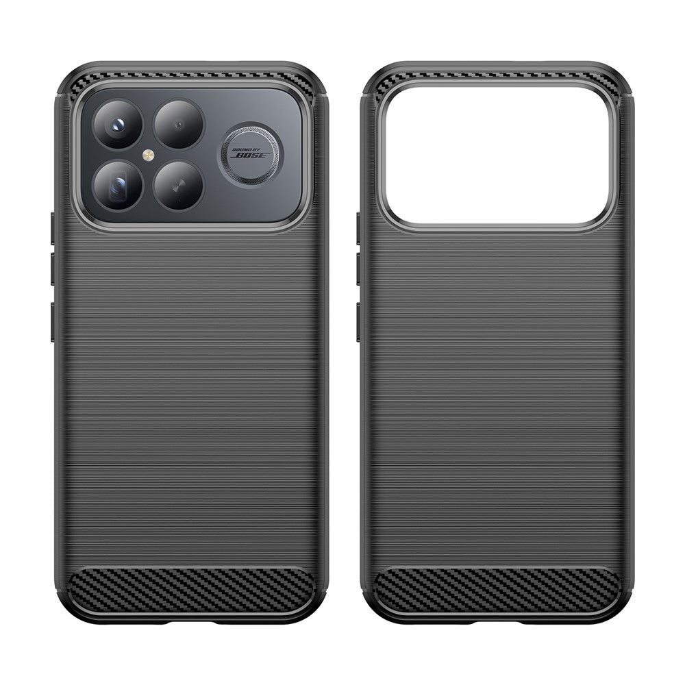 Puzdro pre Xiaomi Poco F8 Ultra, Techsuit, Carbon, Čierne