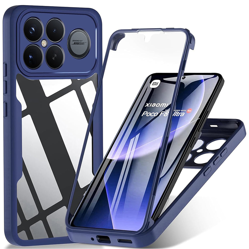 Puzdro pre Xiaomi Poco F8 Ultra, Techsuit, ColorVerse 360, Modrá