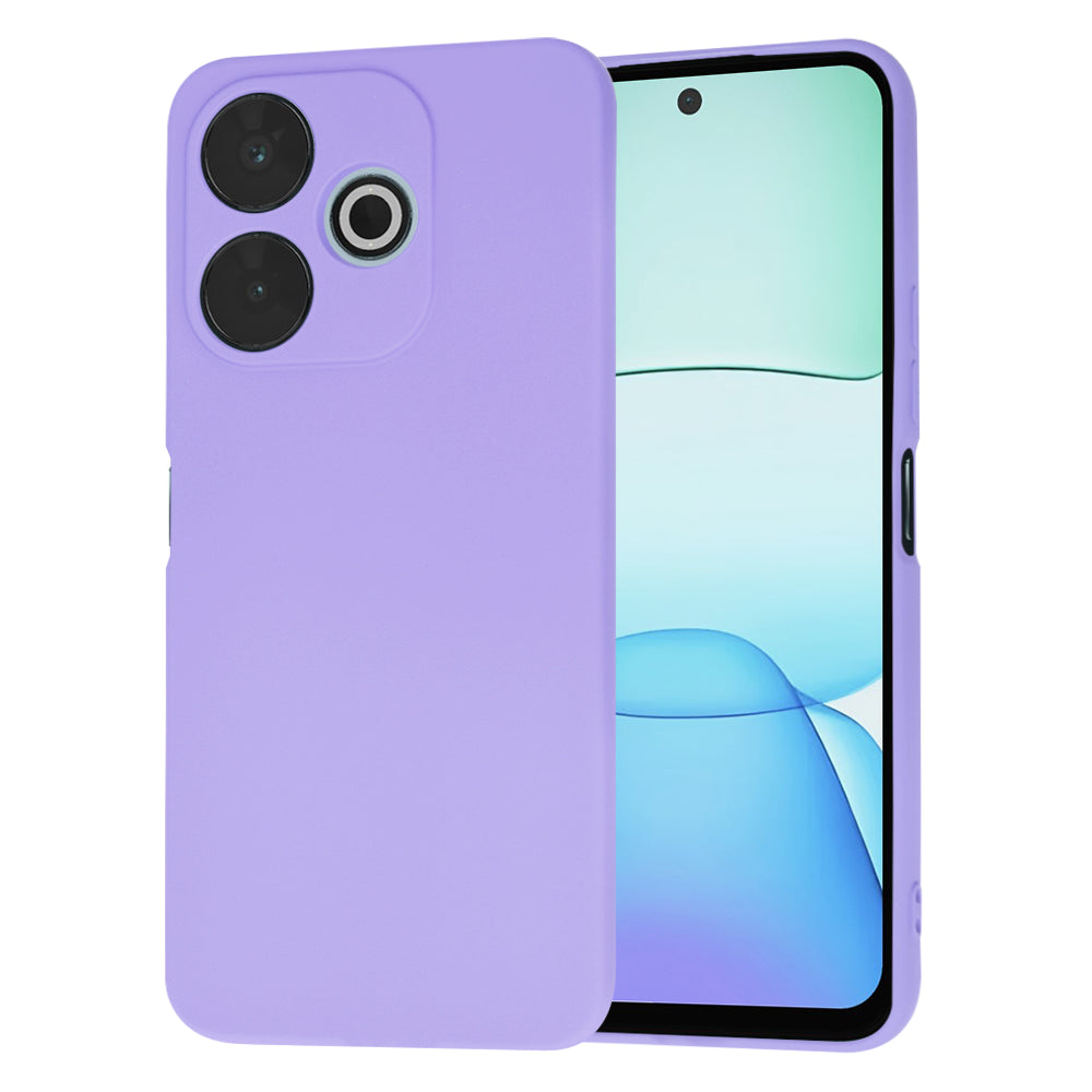 Puzdro pre Xiaomi Poco M6 4G / Redmi 13, Techsuit, SoftFlex, Svetlofialové