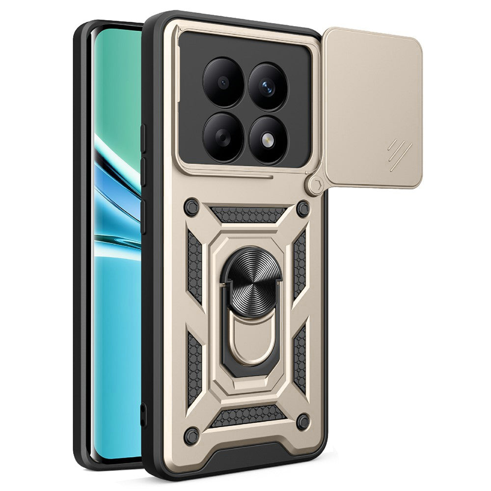 Puzdro pre Xiaomi Poco M8 / Redmi Note 15 5G / Note 15 4G, Techsuit, CamShield, Zlaté