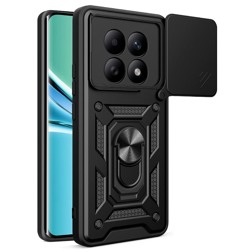 Case for Xiaomi Poco M8 / Redmi Note 15 5G / Note 15 4G, Techsuit, CamShield, Black