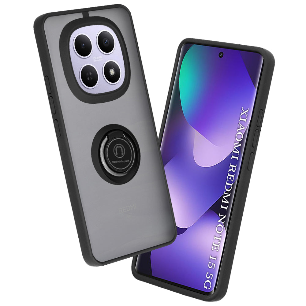 Puzdro pre Xiaomi Poco M8 / Redmi Note 15 5G / Note 15 4G, Techsuit, Glinth, Čierne