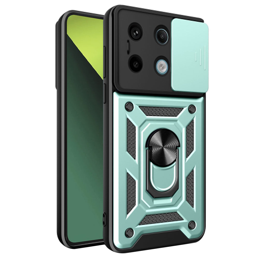 Puzdro pre Xiaomi Poco X6 / Redmi Note 13 Pro 5G, Techsuit, CamShield, Zelené