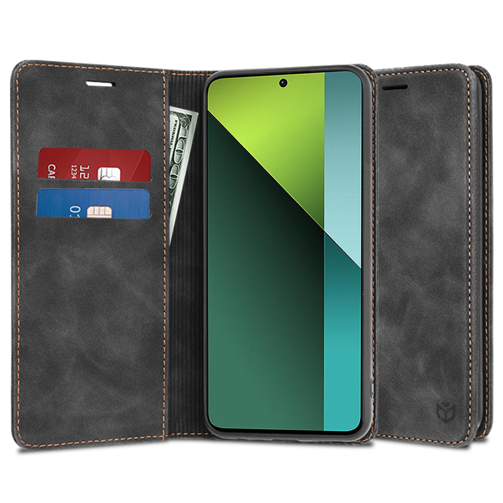 Puzdro pre Xiaomi Poco X6 / Redmi Note 13 Pro 5G, Techsuit, Confy, Čierne