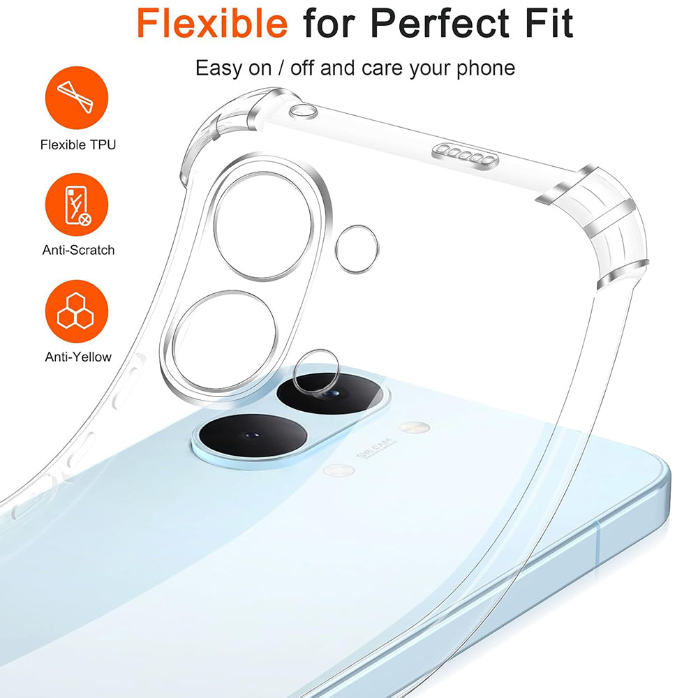 Puzdro pre Xiaomi Poco X8 Pro Max, Techsuit, Shockproof Clear, Transparentné