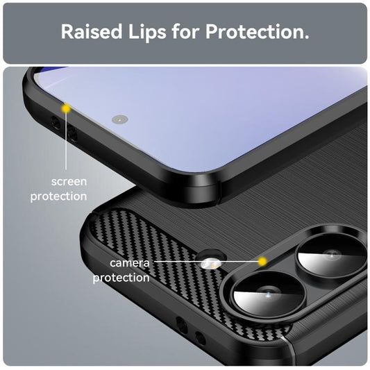 Obal na Xiaomi Poco X8 Pro, Techsuit, Karbón, Modrý