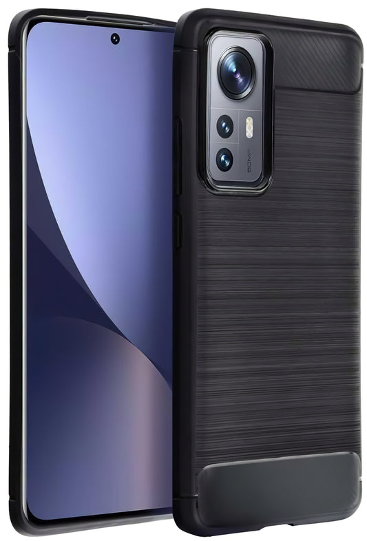 Puzdro pre Xiaomi Redmi 10 2022/10, OEM, Carbon, čierne
