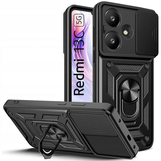 Puzdro pre Xiaomi Redmi 13C 5G, Tech-Protect, CamShield Pro, čierne