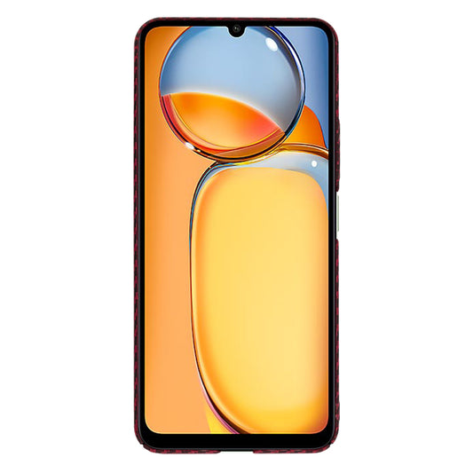 Puzdro pre Xiaomi Redmi 13C 5G / 13C / Poco C65, Techsuit, Carbonite FiberShell, Červené