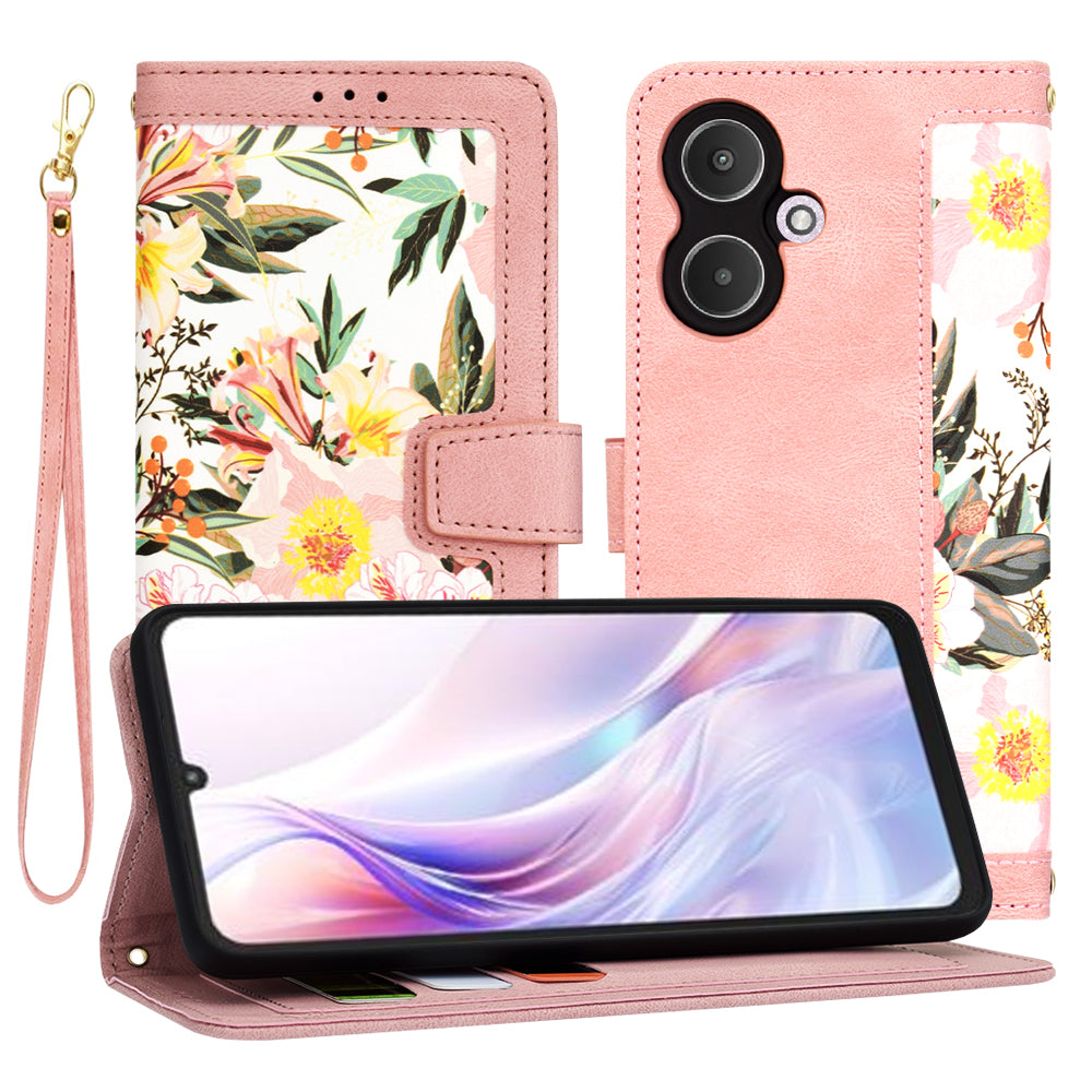 Puzdro pre Xiaomi Redmi 13C 5G, Techsuit, FlipCraft, Ružové