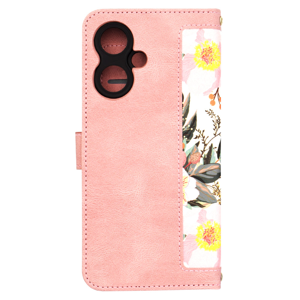 Puzdro pre Xiaomi Redmi 13C 5G, Techsuit, FlipCraft, Ružové