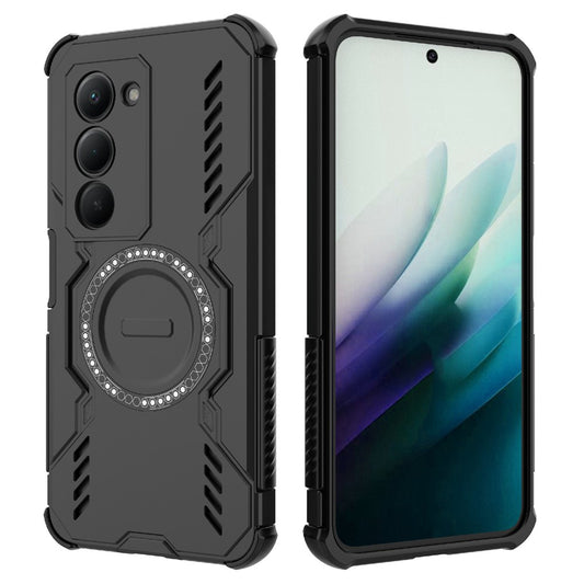 Puzdro pre Xiaomi Redmi 15 5G / 15 4G, Techsuit, ArmorMag, Čierne