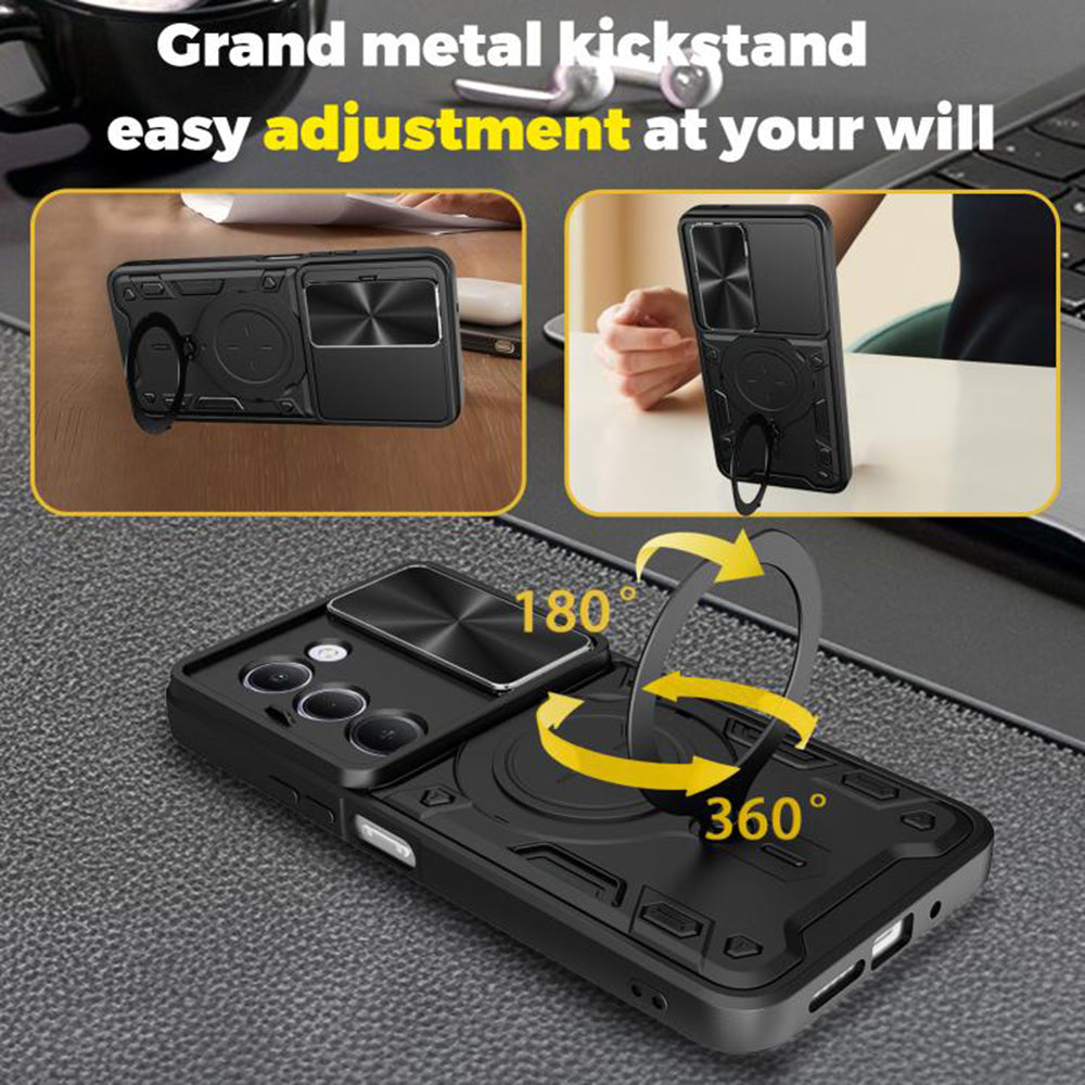 Puzdro pre Xiaomi Redmi 15 5G / 15 4G, Techsuit, CamGuard Pro, Fialové
