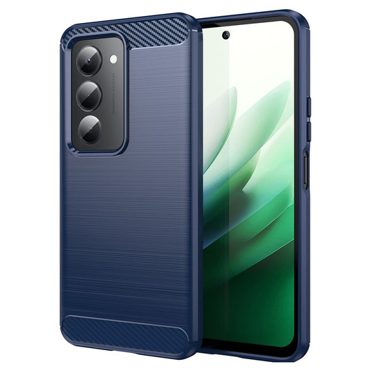 Puzdro pre Xiaomi Redmi 15 5G / 15 4G, Techsuit, Carbon, Modrá