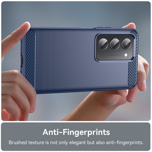 Puzdro pre Xiaomi Redmi 15 5G / 15 4G, Techsuit, Carbon, Modrá