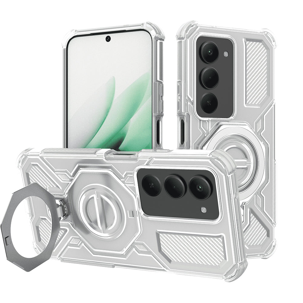 Puzdro pre Xiaomi Redmi 15 5G / 15 4G, Techsuit, Carbon Shield Pro, Biela