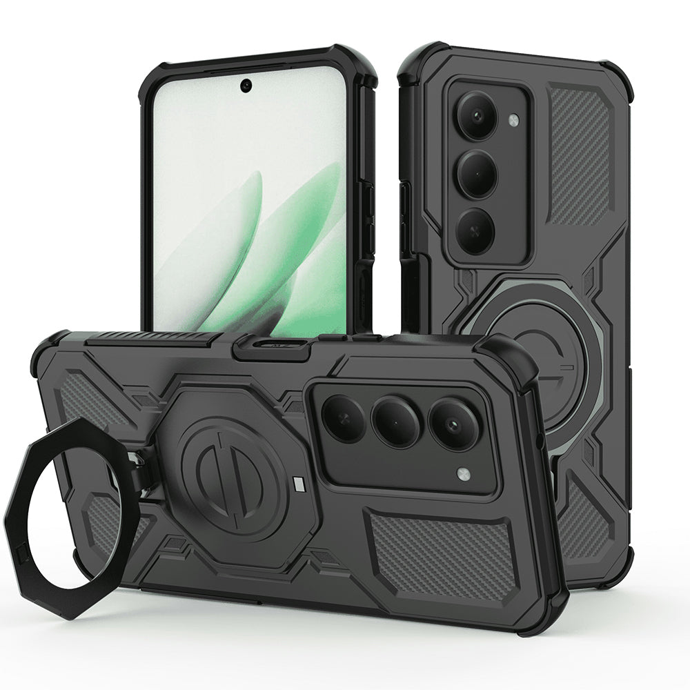 Puzdro pre Xiaomi Redmi 15 5G / 15 4G, Techsuit, Carbon Shield Pro, Čierne