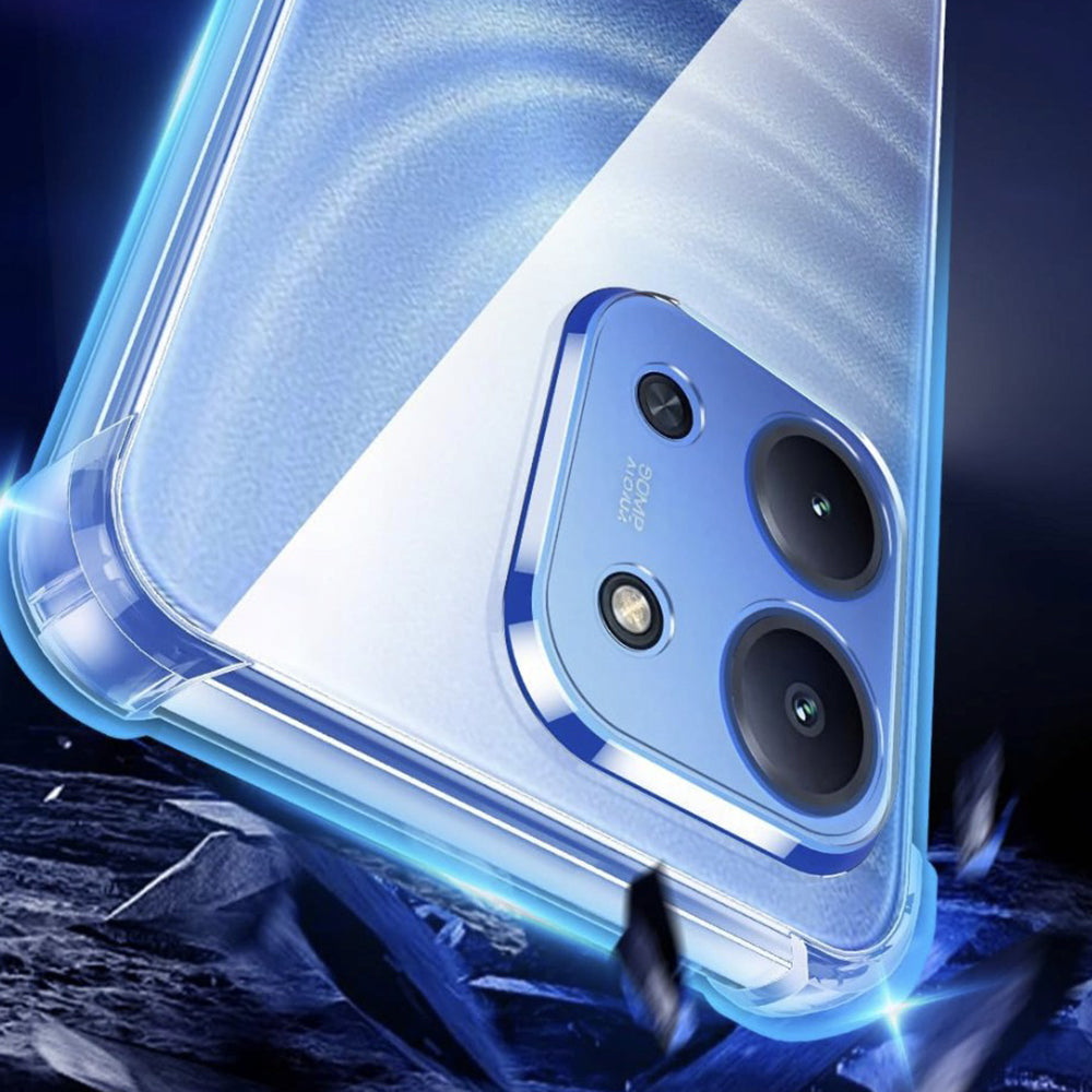 Obal na Xiaomi Redmi 15C 5G / 15C 4G, Techsuit, nárazuvzdorný priehľadný, transparentný