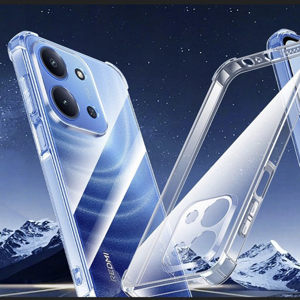 Obal na Xiaomi Redmi 15C 5G / 15C 4G, Techsuit, nárazuvzdorný priehľadný, transparentný