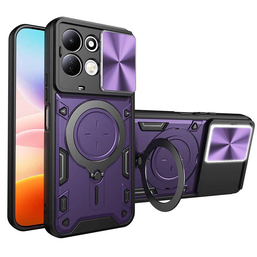 Puzdro pre Xiaomi Redmi 17 5G / 17 4G, Techsuit, CamGuard Pro, fialové