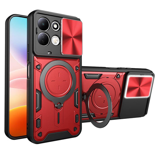 Puzdro pre Xiaomi Redmi 17 5G / 17 4G, Techsuit, CamGuard Pro, červené