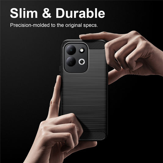 Puzdro pre Xiaomi Redmi 17 5G / 17 4G, Techsuit, Karbón, Čierne