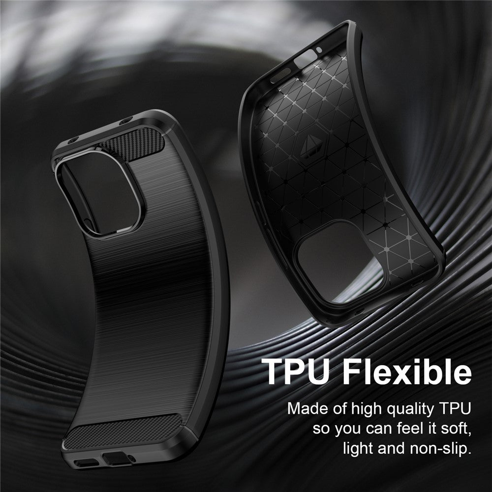 Puzdro pre Xiaomi Redmi 17C 5G, Techsuit, Karbón, Čierne