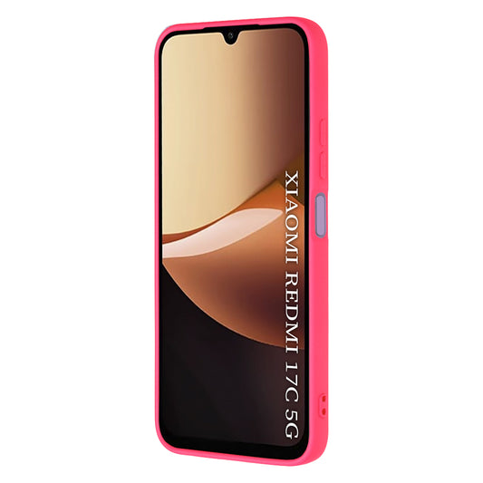 Puzdro na Xiaomi Redmi 17C 5G, Techsuit, SoftFlex, tmavoružové