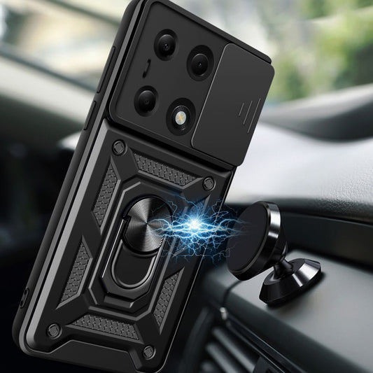 Puzdro pre Xiaomi Redmi Note 13 Pro 4G / M6 Pro, Tech-Protect, CamShield Pro, čierne