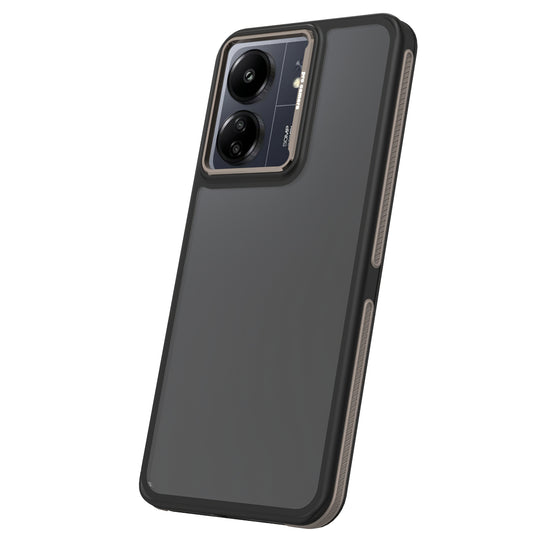 Puzdro pre Xiaomi Poco M6 / Redmi 13C 5G, OEM, Crystal Black, Sivá