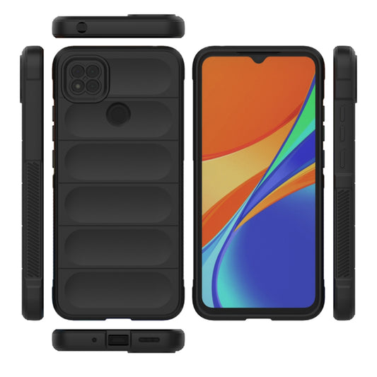 Puzdro pre Xiaomi Redmi 9C NFC / 9C, Techsuit, Magic Shield, Čierna