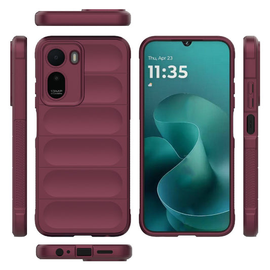 Puzdro pre Xiaomi Redmi A7 Pro 4G, Techsuit, Magic Shield, vínové