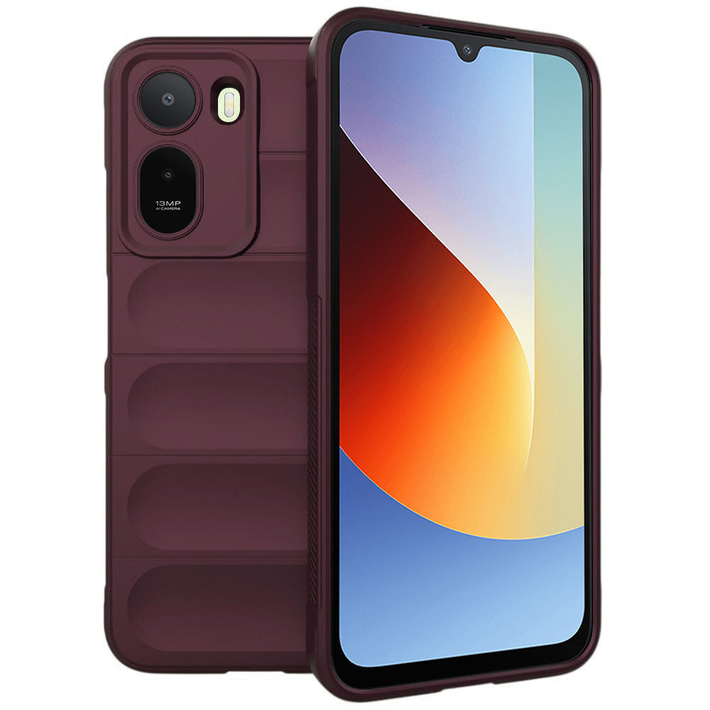 Puzdro pre Xiaomi Redmi A7 Pro 4G, Techsuit, Magic Shield, vínové
