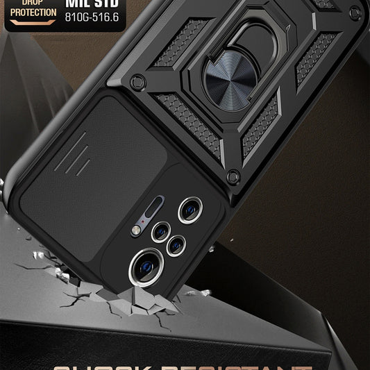 Puzdro pre Xiaomi Redmi Note 10 Pro Max / Note 10 Pro, Techsuit, CamShield, Čierne