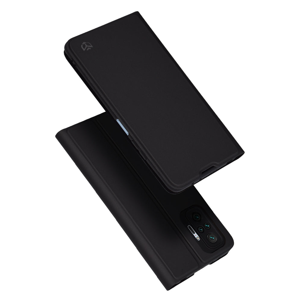 Puzdro pre Xiaomi Redmi Note 10 Pro Max / Note 10 Pro, Techsuit, Magskin Book, Čierne