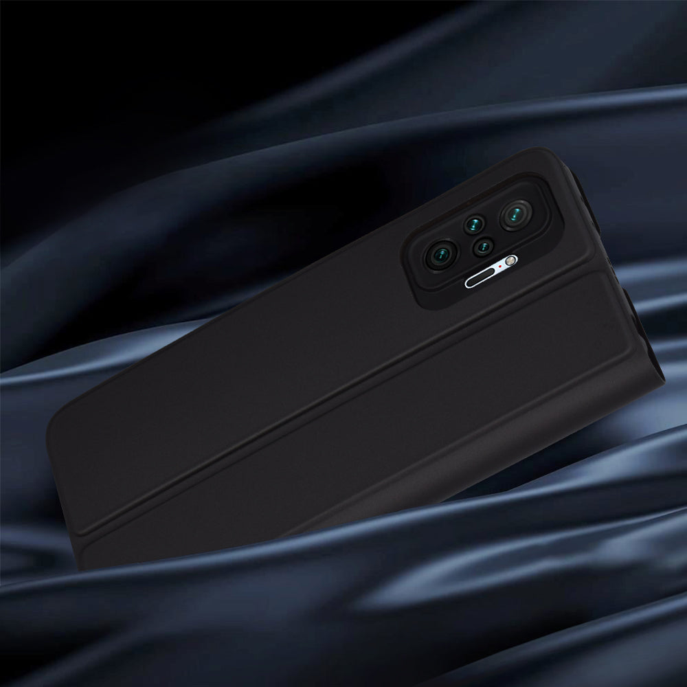 Puzdro pre Xiaomi Redmi Note 10 Pro Max / Note 10 Pro, Techsuit, Magskin Book, Čierne