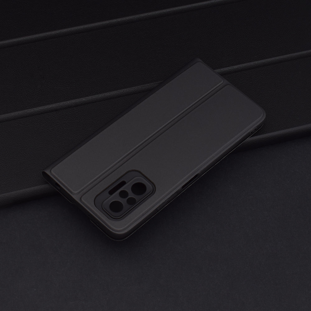 Puzdro pre Xiaomi Redmi Note 10 Pro Max / Note 10 Pro, Techsuit, Magskin Book, Čierne