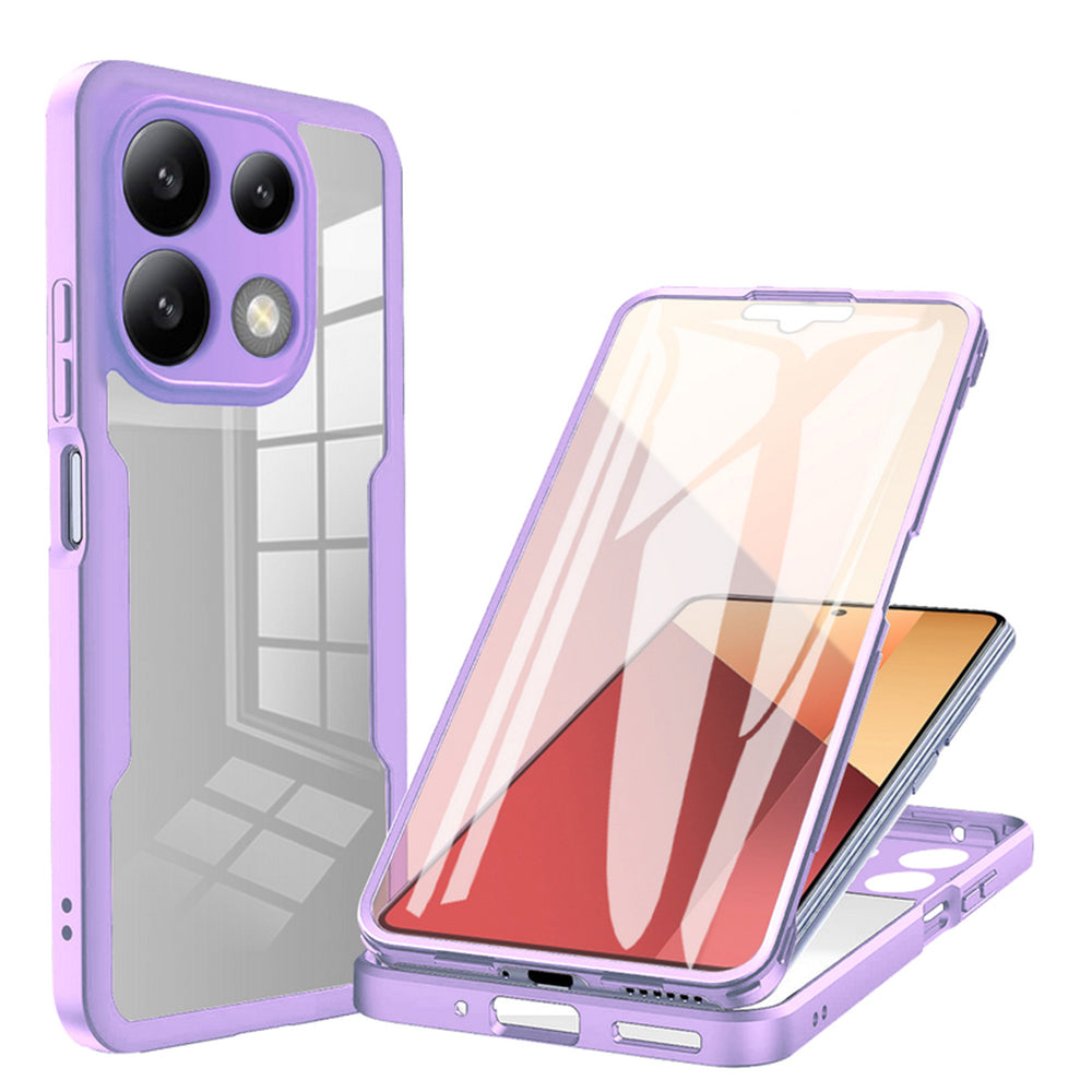 Puzdro pre Xiaomi Redmi Note 13 5G, Techsuit, ColorVerse 360, Fialová