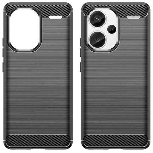 Puzdro pre Xiaomi Redmi Note 13 Pro+, Techsuit, Karbón, Čierne