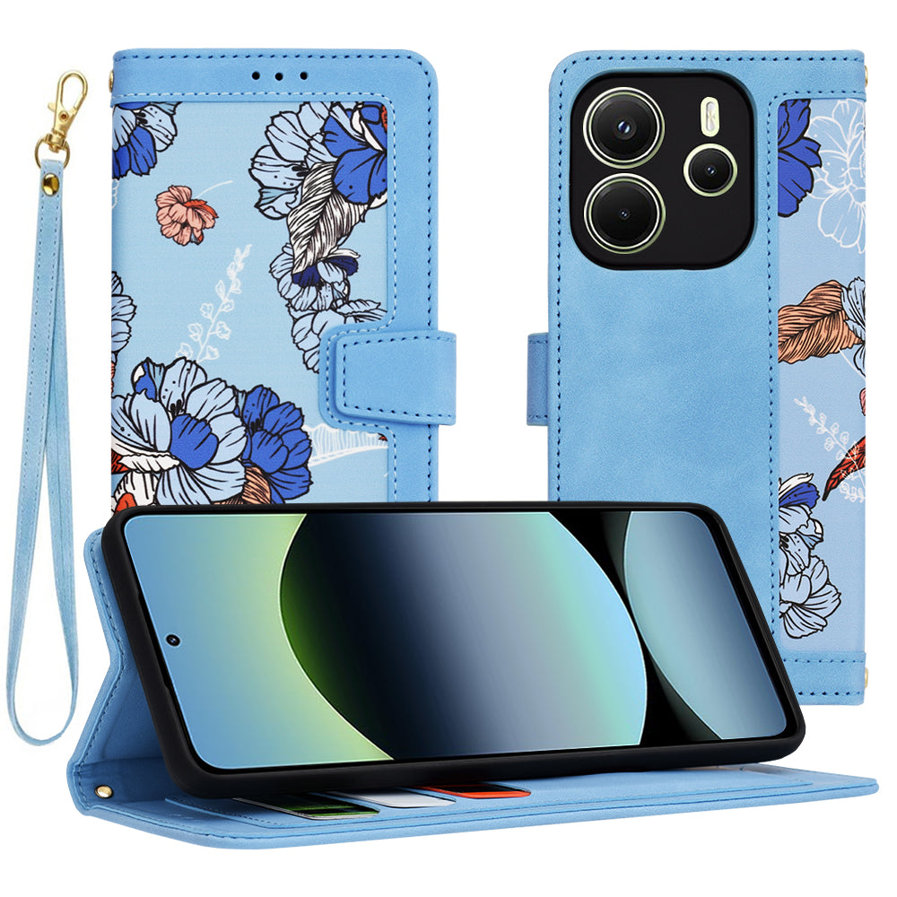 Puzdro pre Xiaomi Redmi Note 14 4G (Regionálne), Techsuit, FlipCraft, Modrá