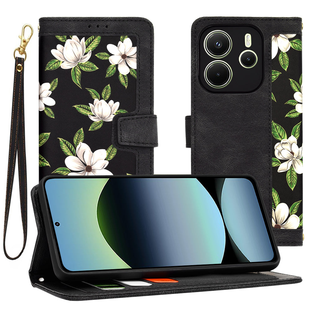 Puzdro pre Xiaomi Redmi Note 14 4G (Regionálne), Techsuit, FlipCraft, Čierne