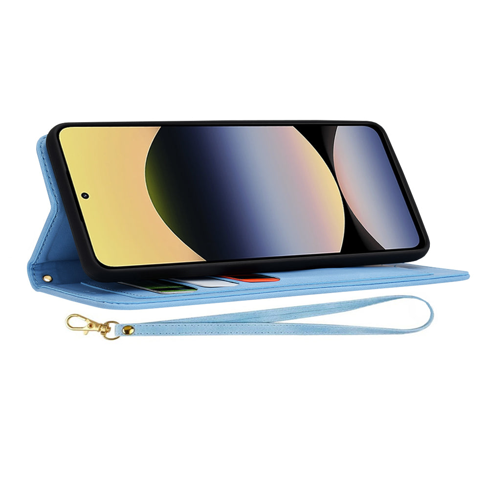 Puzdro pre Xiaomi Redmi Note 14 4G (Štandard), Techsuit, FlipCraft, Modrá